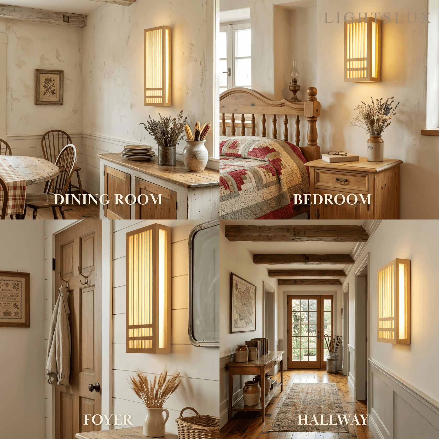 Zenno Modern Wood Wall Lamp