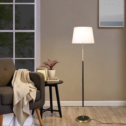 Floor Lamp —  Metal Frame with Warm Glow Indoor