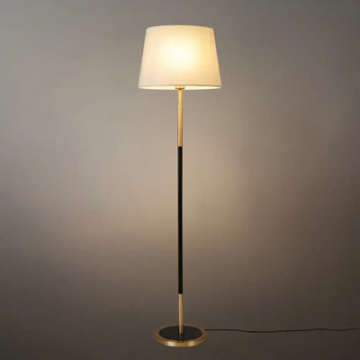 Zenno Modern Cylinder Fabric Floor Lamp