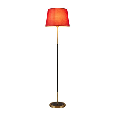 Zenno Modern Cylinder Fabric Floor Lamp