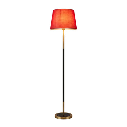 Zenno Modern Cylinder Fabric Floor Lamp