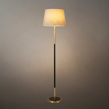Zenno Modern Cylinder Fabric Floor Lamp