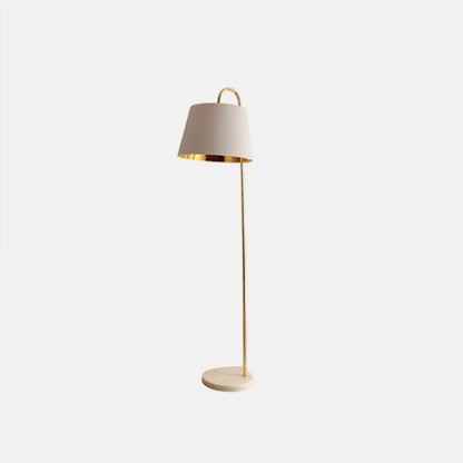 Modern Arched Floor Lamp - Black/White