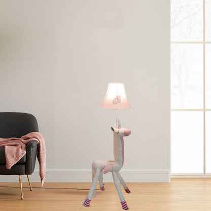 Floor Lamp – Plush & Metal Kids’ Night Light Dining Room