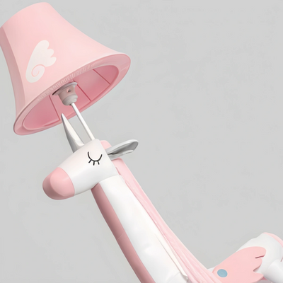 Vivara Nordic Unicorn Stehlampe – Plüsch &amp; Metall fürs Esszimmer