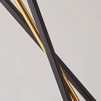 Modern Floor Lamp with Cylindrical Fabric Shade