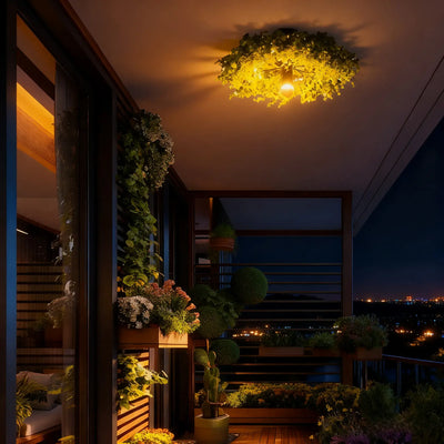 Art Deco Modern LED Ceiling Light – Plant