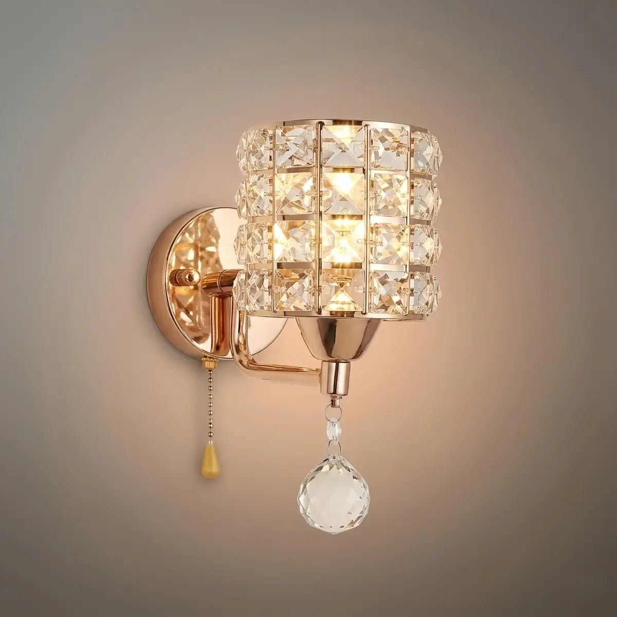 Excelis Modern Crystal Wall Lamp