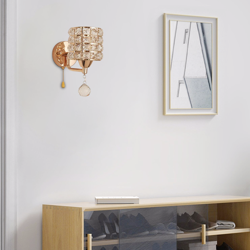 Excelis Modern Crystal Wall Lamp