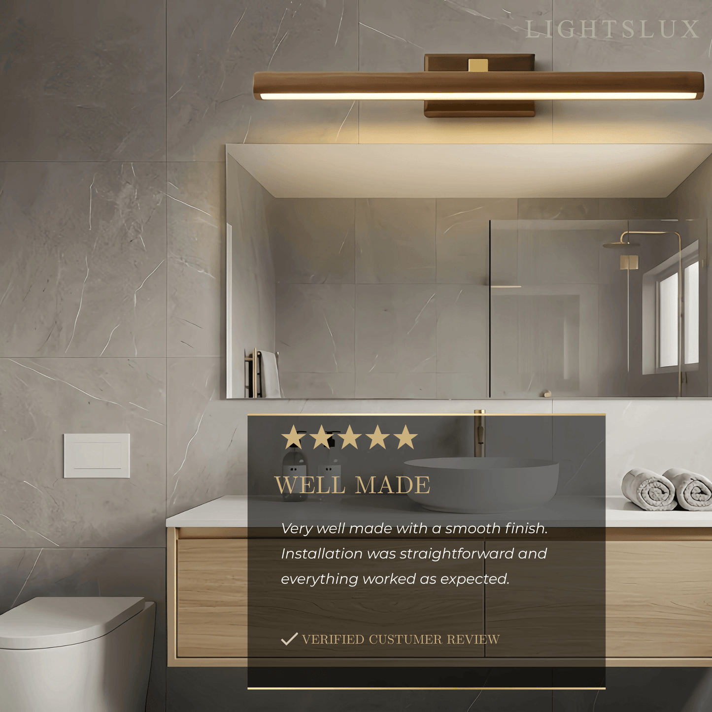 Zenno Minimalist LED Vanity Light