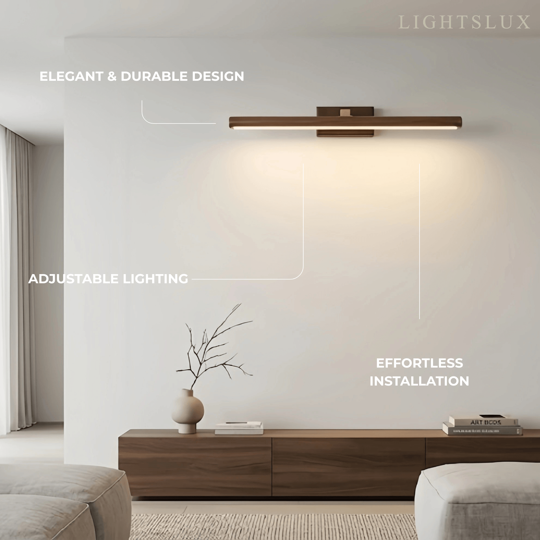 Zenno Minimalist LED Vanity Light