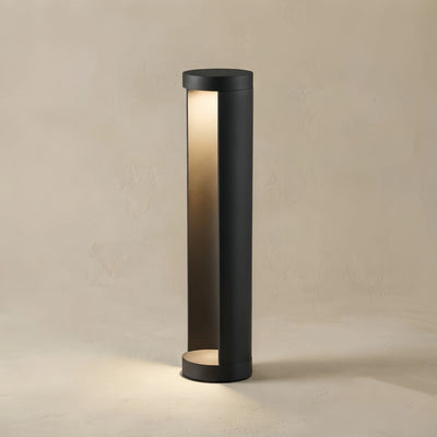 Outdoor_Lamp_-_Black_Metal_Cylindrical_23Design_Garden_Pathway
