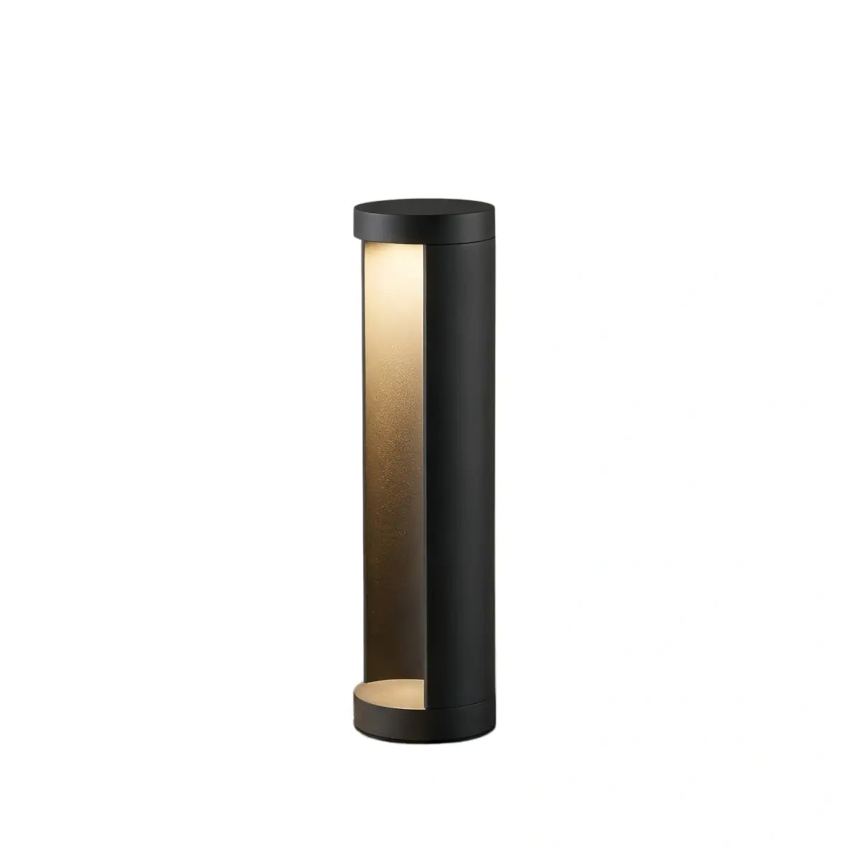Irondale Minimalist Solar Outdoor Lamp - Black