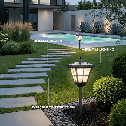 Irondale Arcato Retro Pathway Light