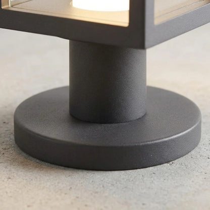 Arcato Moderne Solar-Wegeleuchten – Laternen-Design aus schwarzem Metall für den Außenbereich