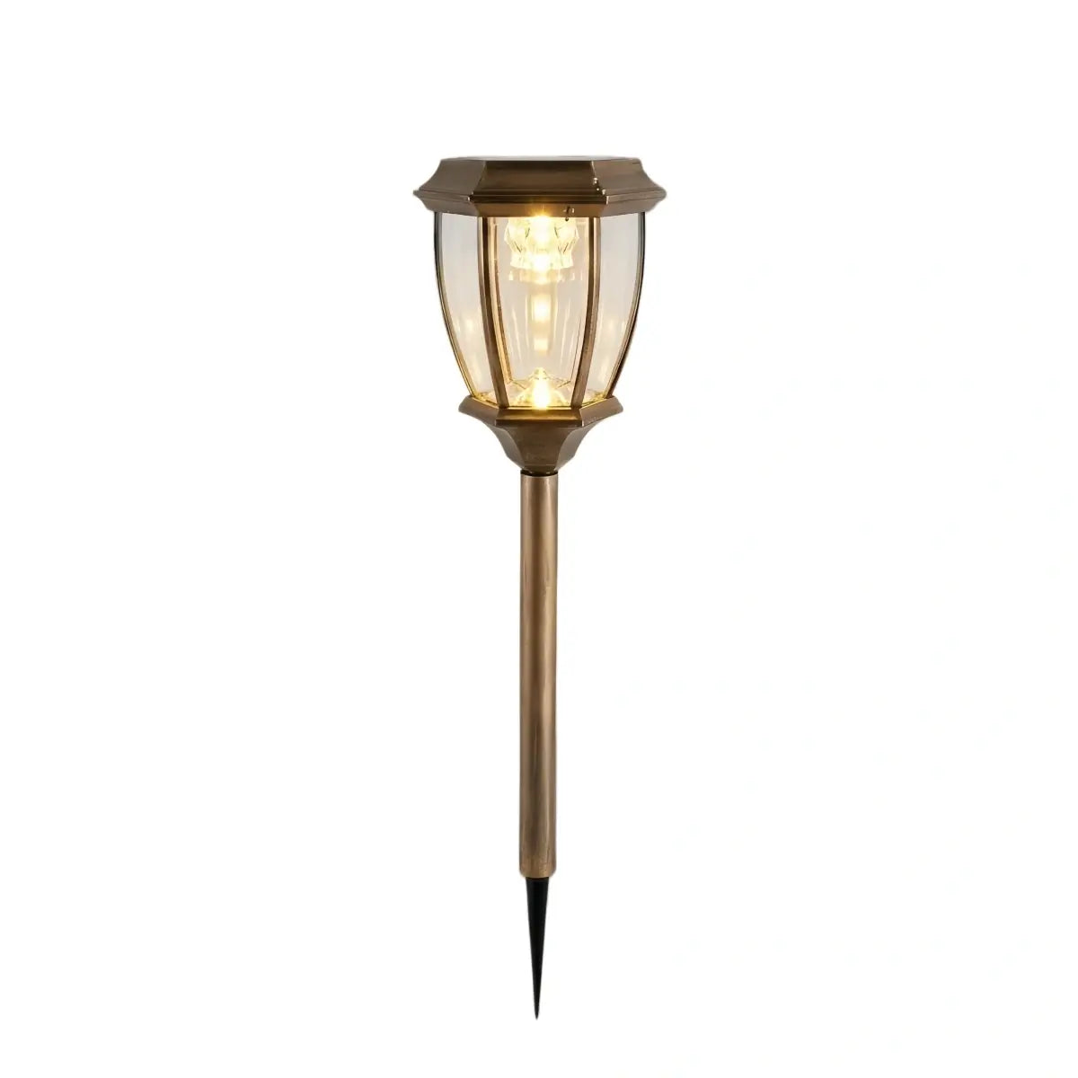 Outdoor Pathway Lights - Black Metal