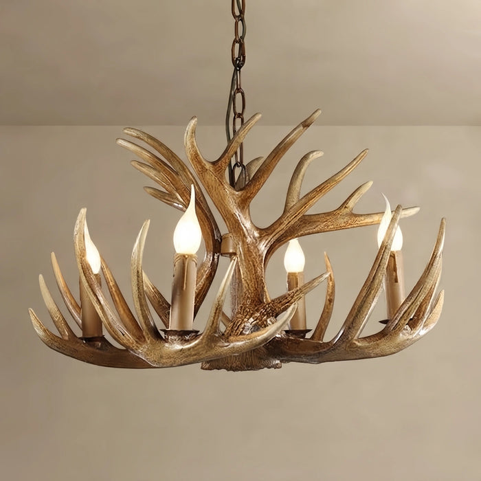 Vinatge Ostern Braun Kronleuchter Harz Kerze Geformt Esszimmer