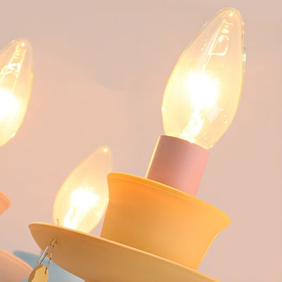 Morandi Chandelier - Pastel Metal Candle