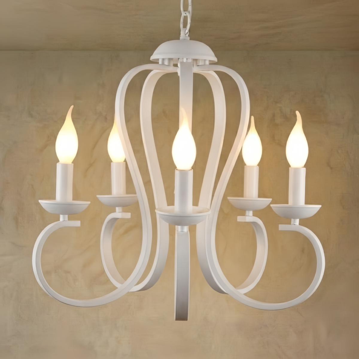 Excelis Vintage Kerzenleuchter - Mehrflammige Metallleuchte für Esszimmer/Wohnzimmer