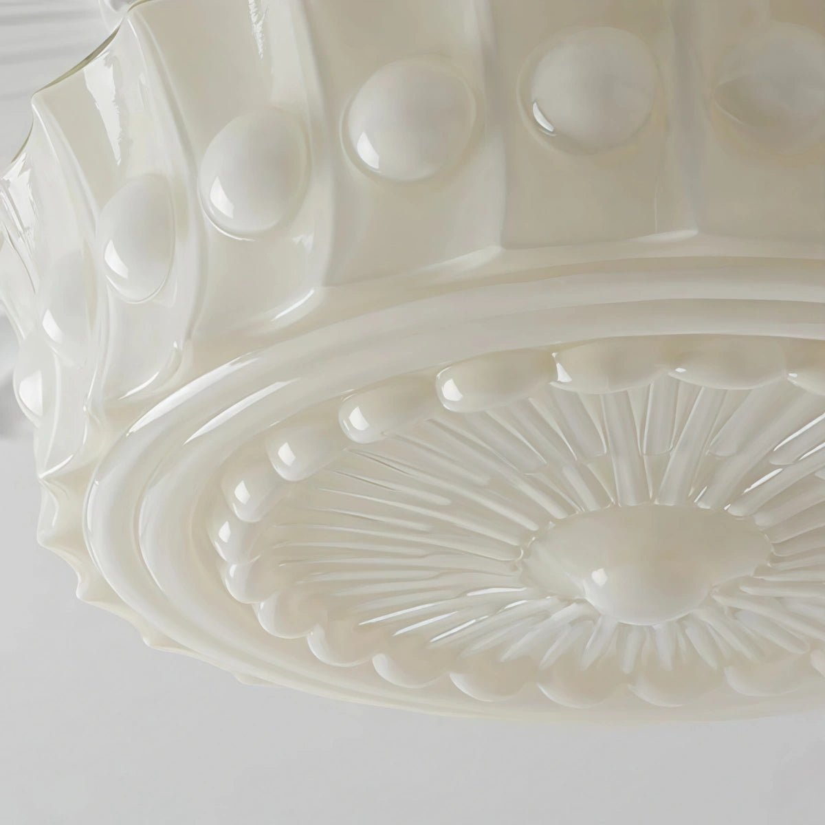 Crema Vintage Glass Pendant Light