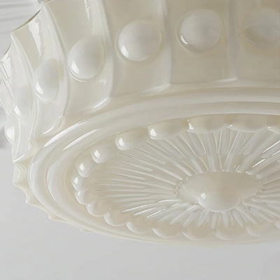 Crema Vintage Glass Pendant Light