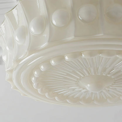 Crema Vintage Glass Pendant Light