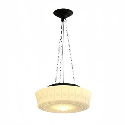 Crema Vintage Glass Pendant Light