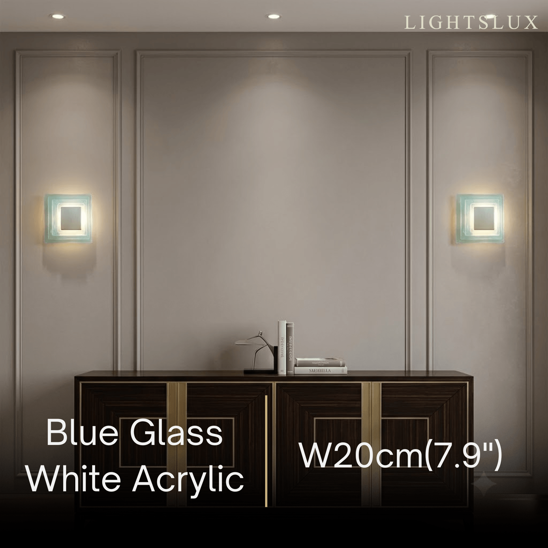Velora Elegant Wall Light -- Layered Murano Glass for Living Room