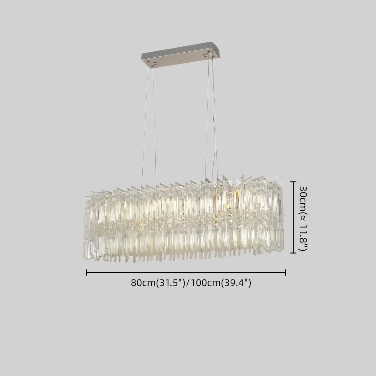 Excelis Luxury Chandelier --Clear for Entryway