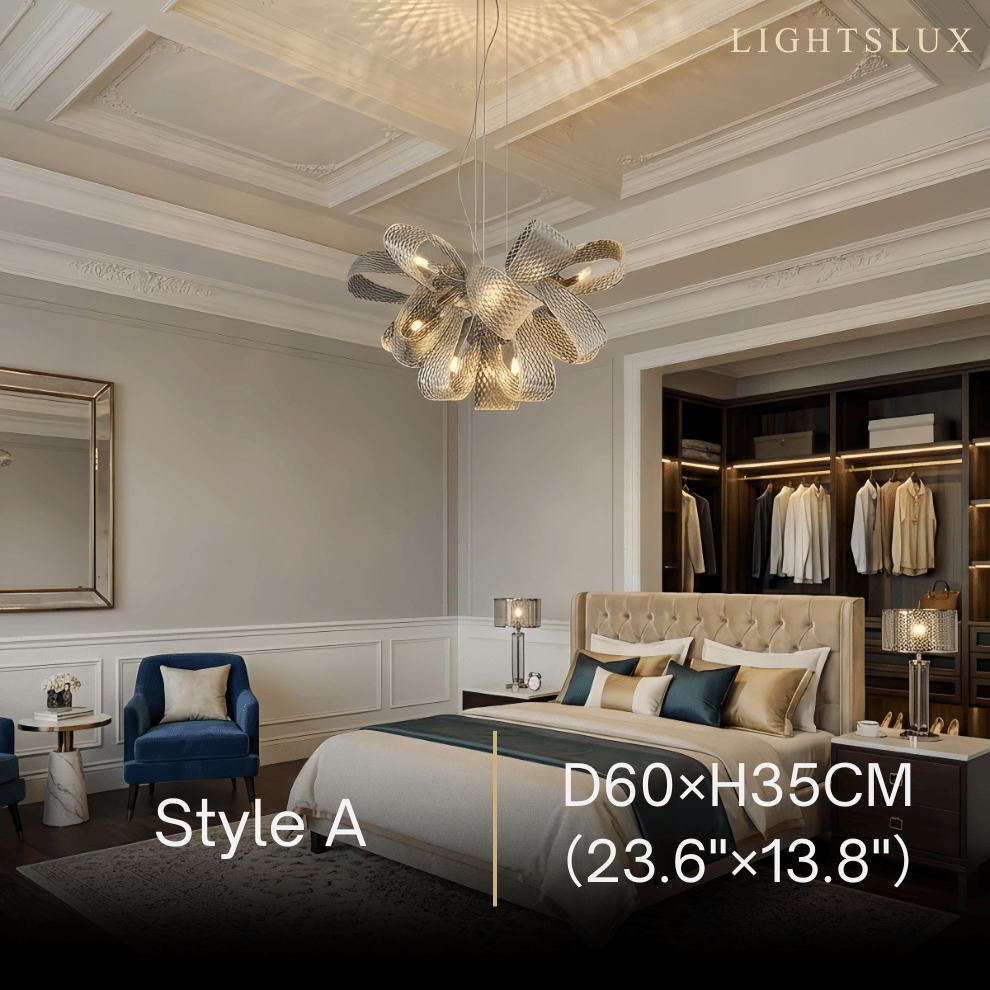 Excelis_Luxury_Chandelier_Light--Glass_Stainless_Steel_for_Dinng Room