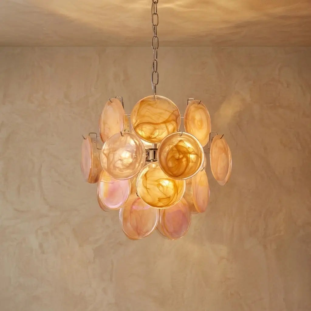 Vetro Luxury Chandelier - Iron Glass Crystal 