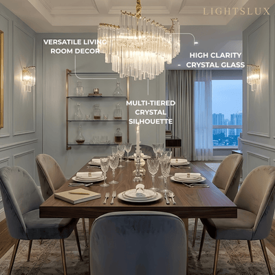 Excelis_Crystal_Pendant_Light_--_Brass_for_Living_Room