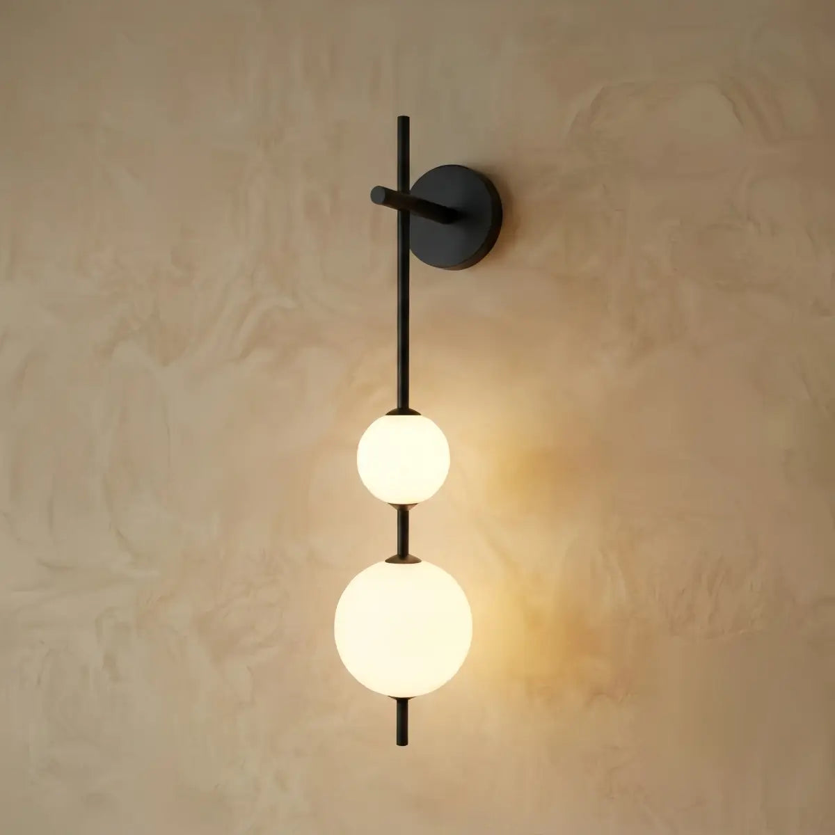 Vivara Modern Alabaster Wall Lamp -- Spheres for Living Room