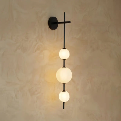 Vivara Modern Alabaster Wall Lamp -- Spheres for Living Room