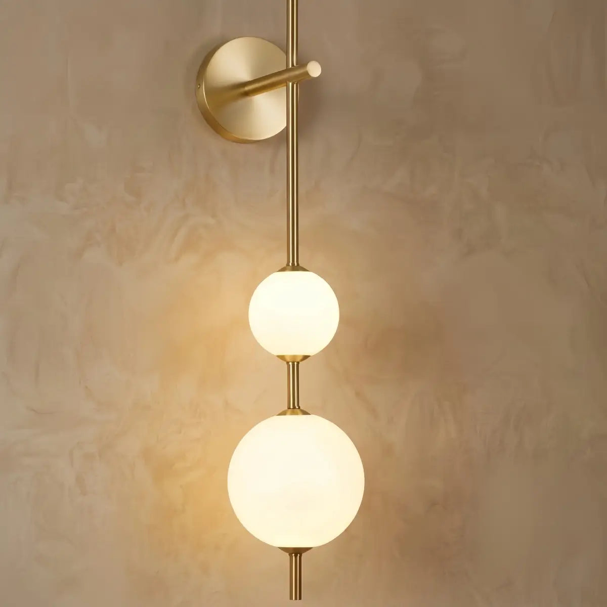 Vivara Modern Alabaster Wall Lamp -- Spheres for Living Room