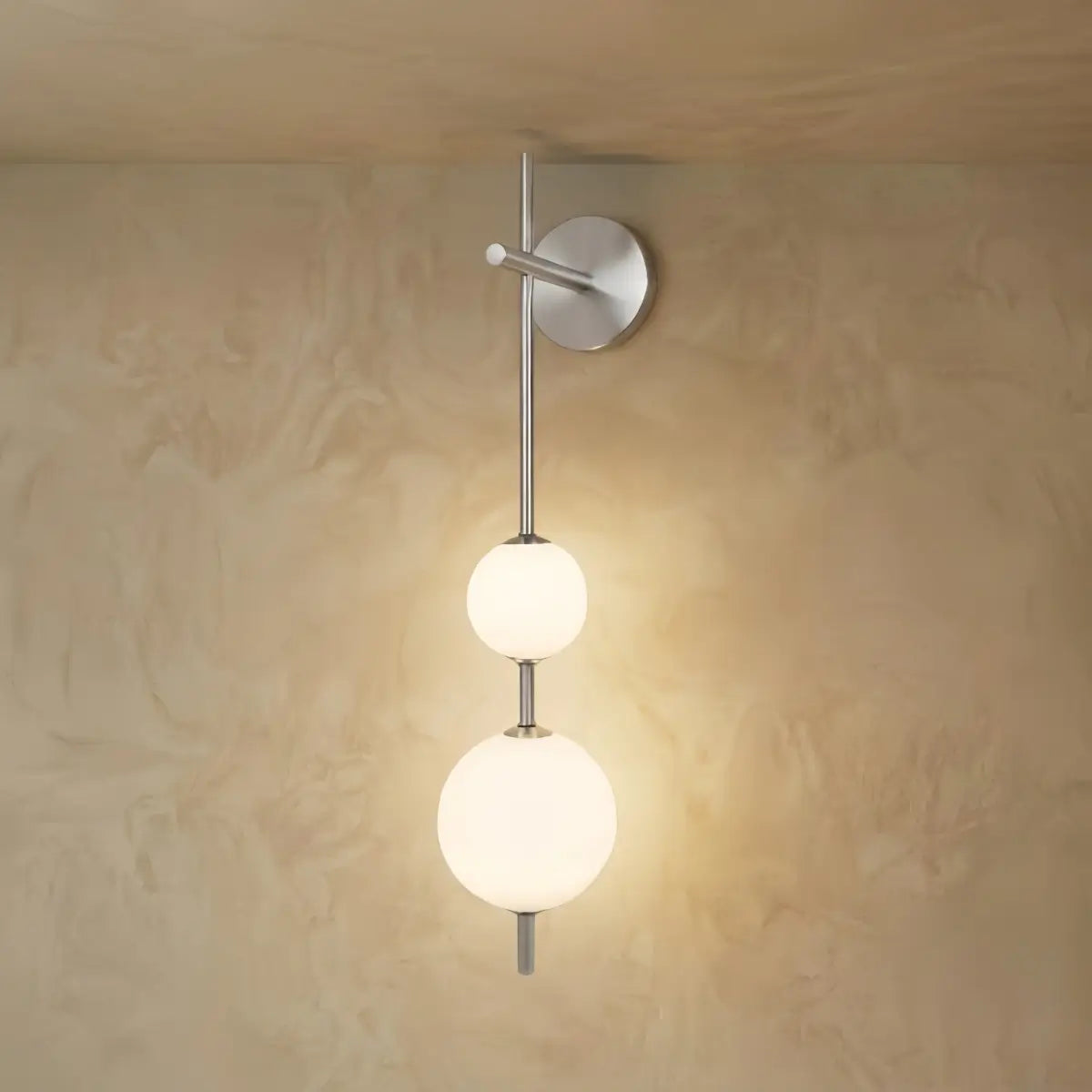 Vivara Modern Alabaster Wall Lamp -- Spheres for Living Room