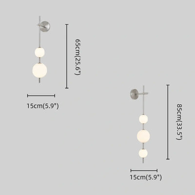 Vivara Modern Alabaster Wall Lamp -- Spheres for Living Room
