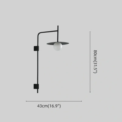 Modern Wall Sconce - Glass Metal with Dimmable G9 - Matte Black 