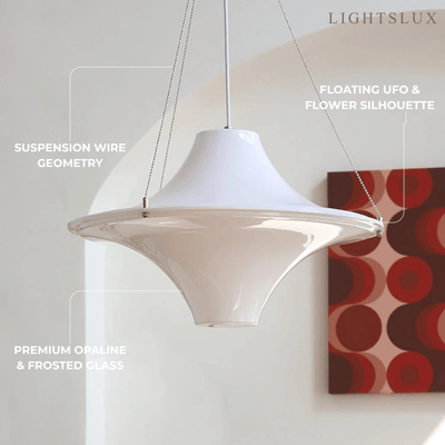 Vivara Modern Pendant Light - Acrylic with 30W LED - 3 Sizes for Living Room
