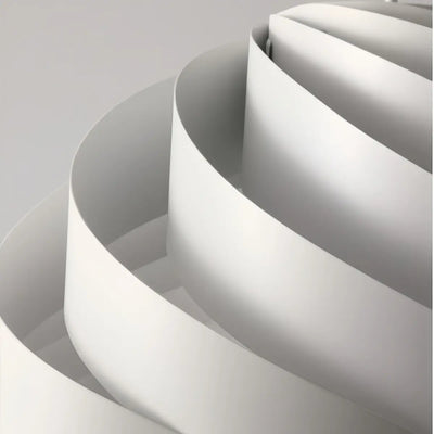 Velora Modern Pendant Light -- Metal White Finish for Living Room
