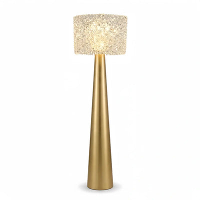 Velora Modern Crystal Floor Lamp – Black Metal for Living Room13