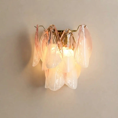 Lunara French Style Wall Lamp – Iron & Glass for Living Room01