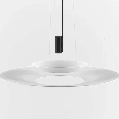 Nebula Modern Acrylic Chandelier – Multi-Tier Disc for DiningJIE