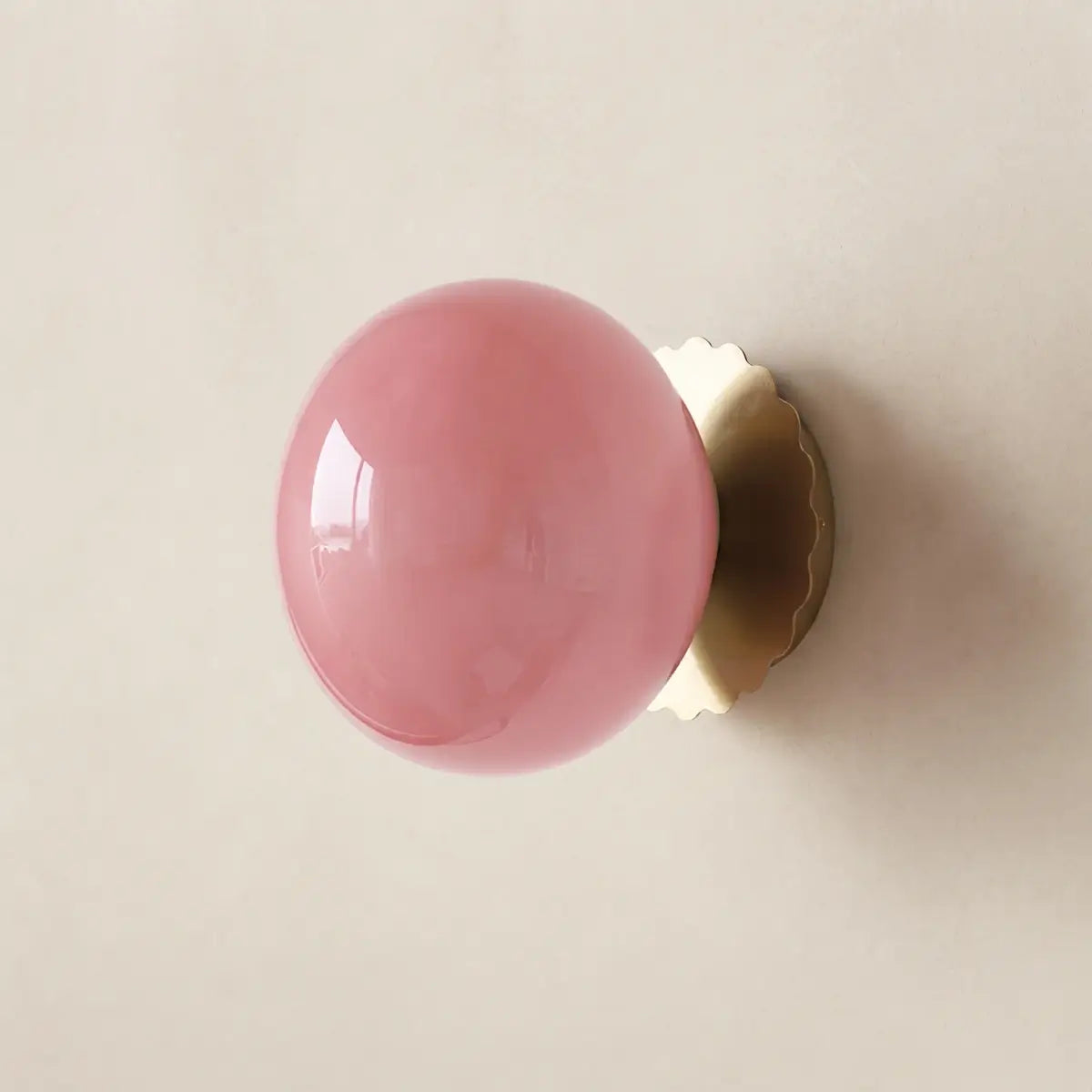 Crema Modern Glass Wall lamp – Globe Iron for PINK