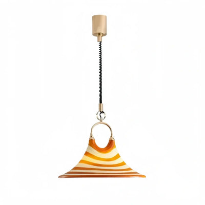 Vivara Art Deco Pendant Light-- Iron & Acrylic for Dining Room