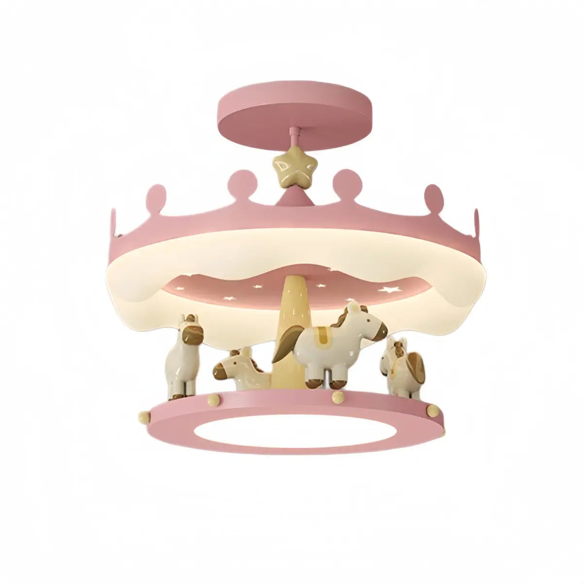 Cartoon Pendant Lamp -- Iron & PE Full-Spectrum LED for Children's Room