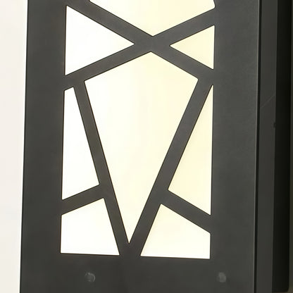 Arcato Art Deco wasserdichte Wandleuchte in 8 Größen für Hof/Terrasse