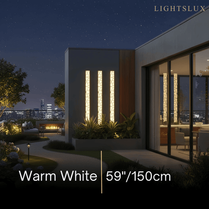 Art Deco Waterproof Wall Light in 8 Size for Yard/Terrace