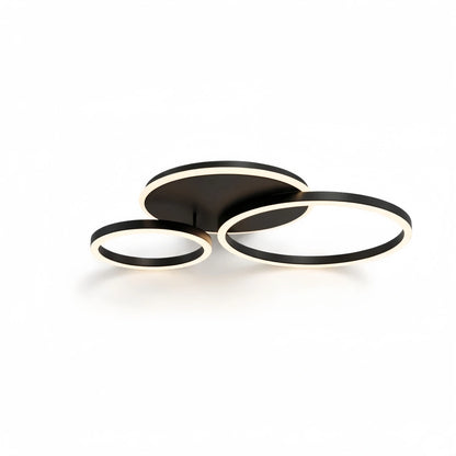Nebula Ring Black/Gold Celing Light, 4Style, for Bedroom/Living Room/Commercial