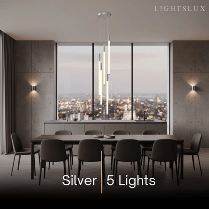 Nebula Multi-Tier Modern Chandelier - Waterfall Design for Staircases & High Ceilings